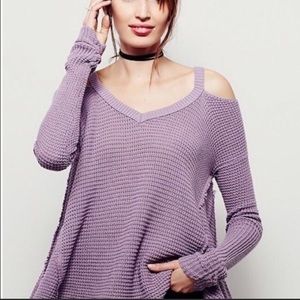 Lilac Knit Free People Sweater